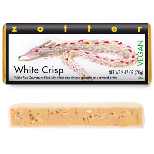 Zotter - White Crisp Almond Chocolate
