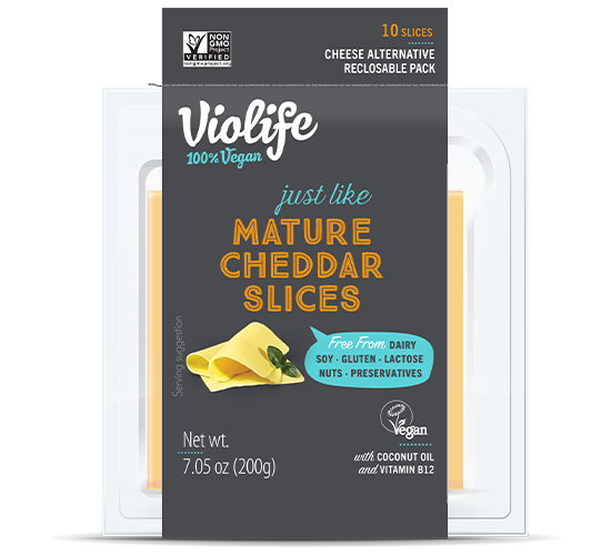 Violife - Mature Cheddar Slices