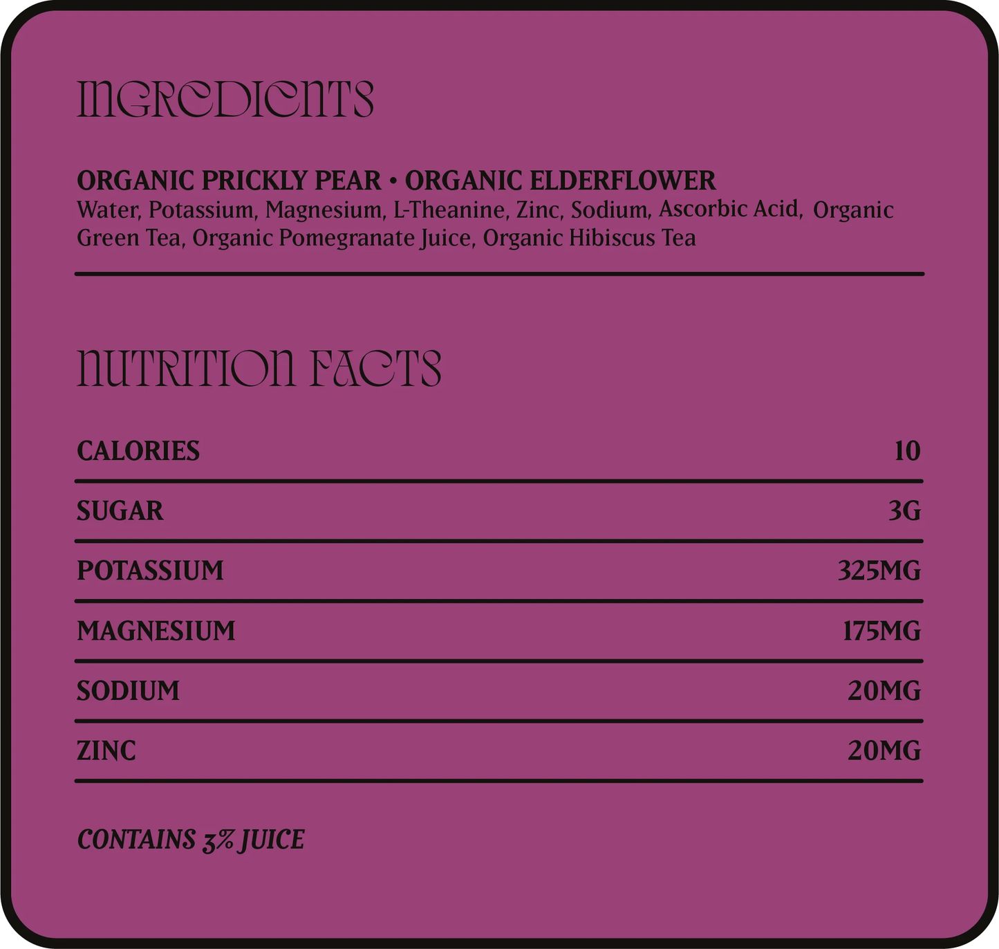 Corpse Reviver - Prickly Pear Electorlyte Beverage