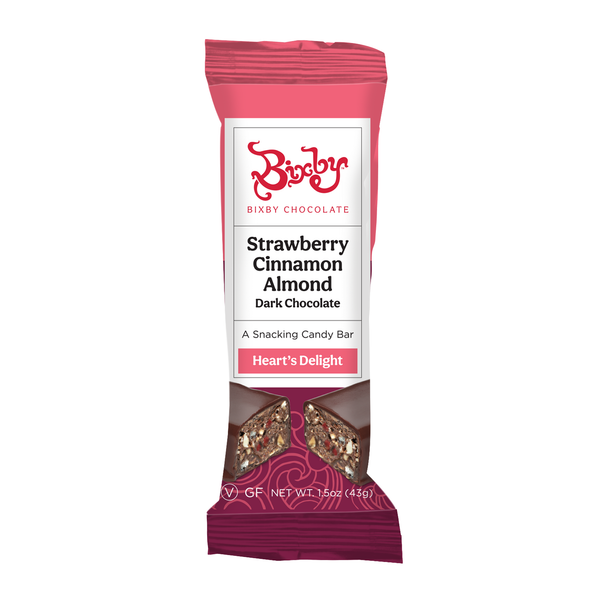 Bixby - Strawberry Ceylon Cinnamon Almond Chocolate Bar