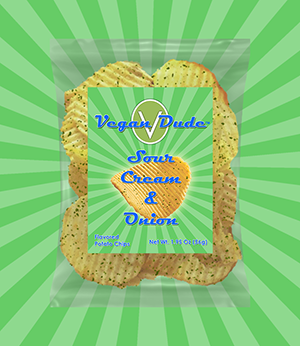 Vegan Dude - Sour Cream & Onion Chips