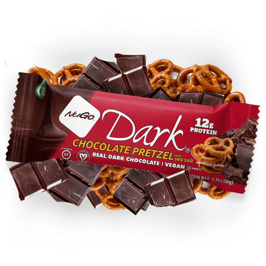 NuGo - Dark Chocolate Pretzel Protein Bar