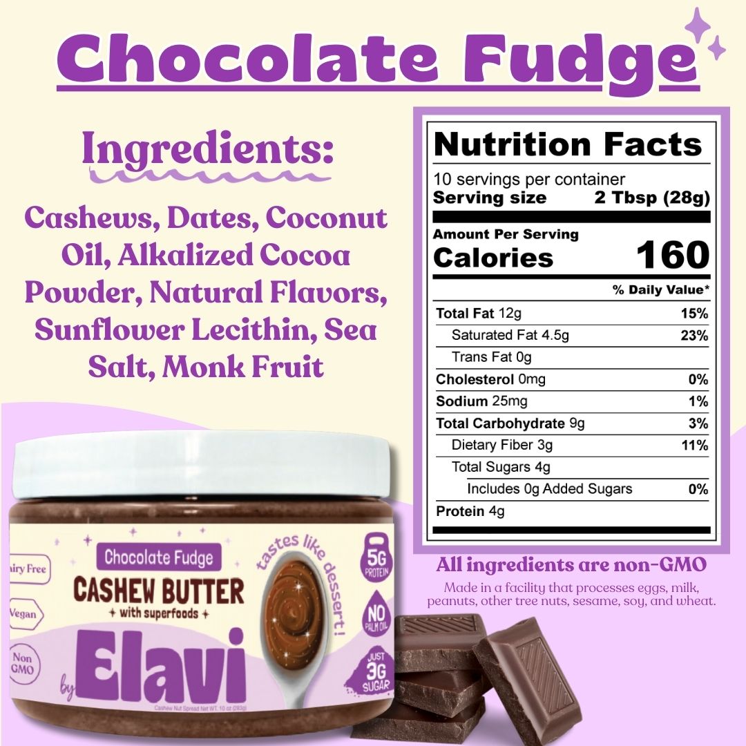 Elavi - Chocolate Fudge Cashew Butter