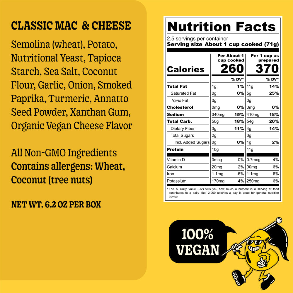 Grown As* Foods - Classic Mac & Cheese