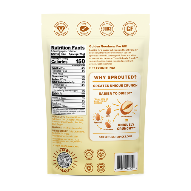 Daily Crunch - Turmeric + Sea Salt