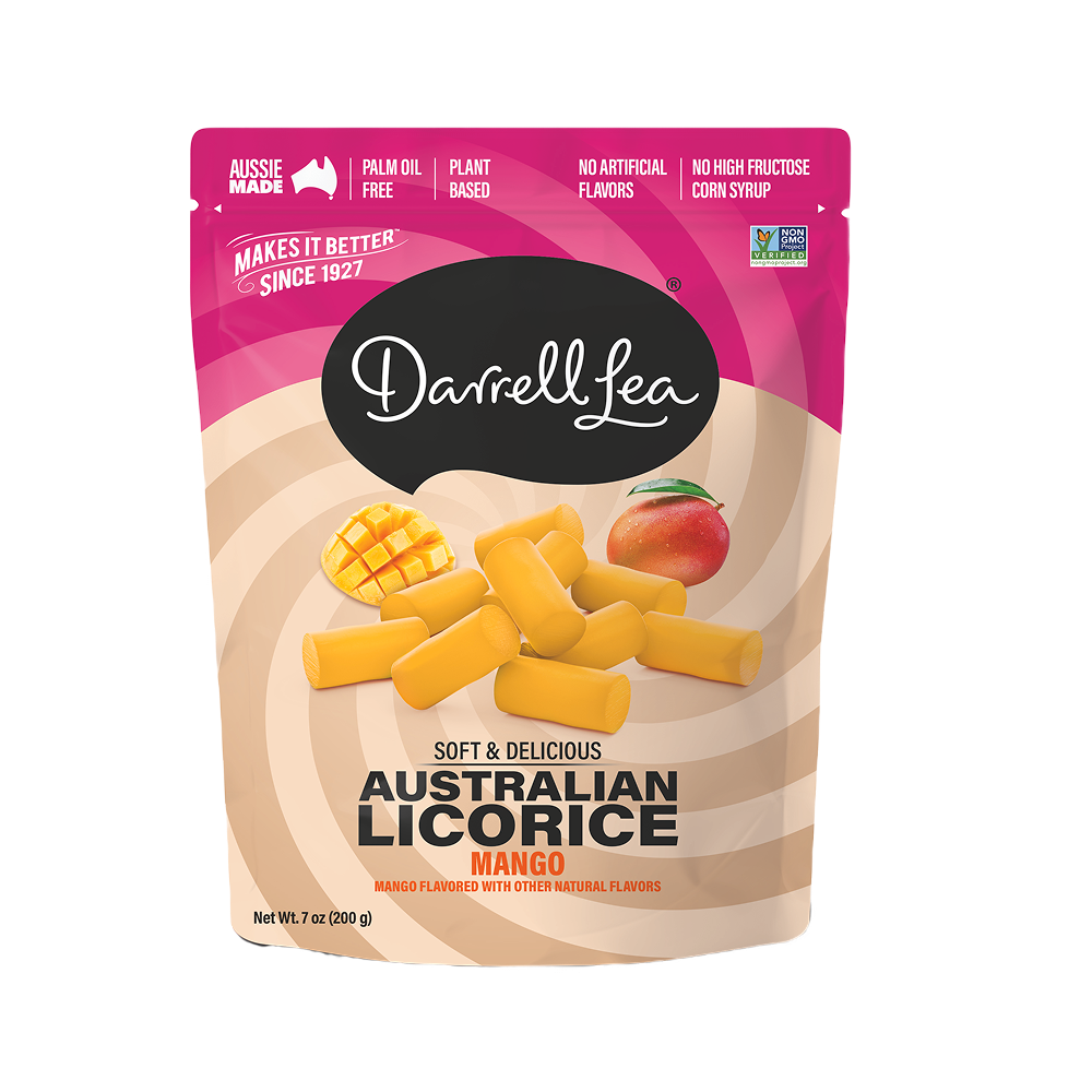 Darrell Lea - Soft Australian Mango Licorice