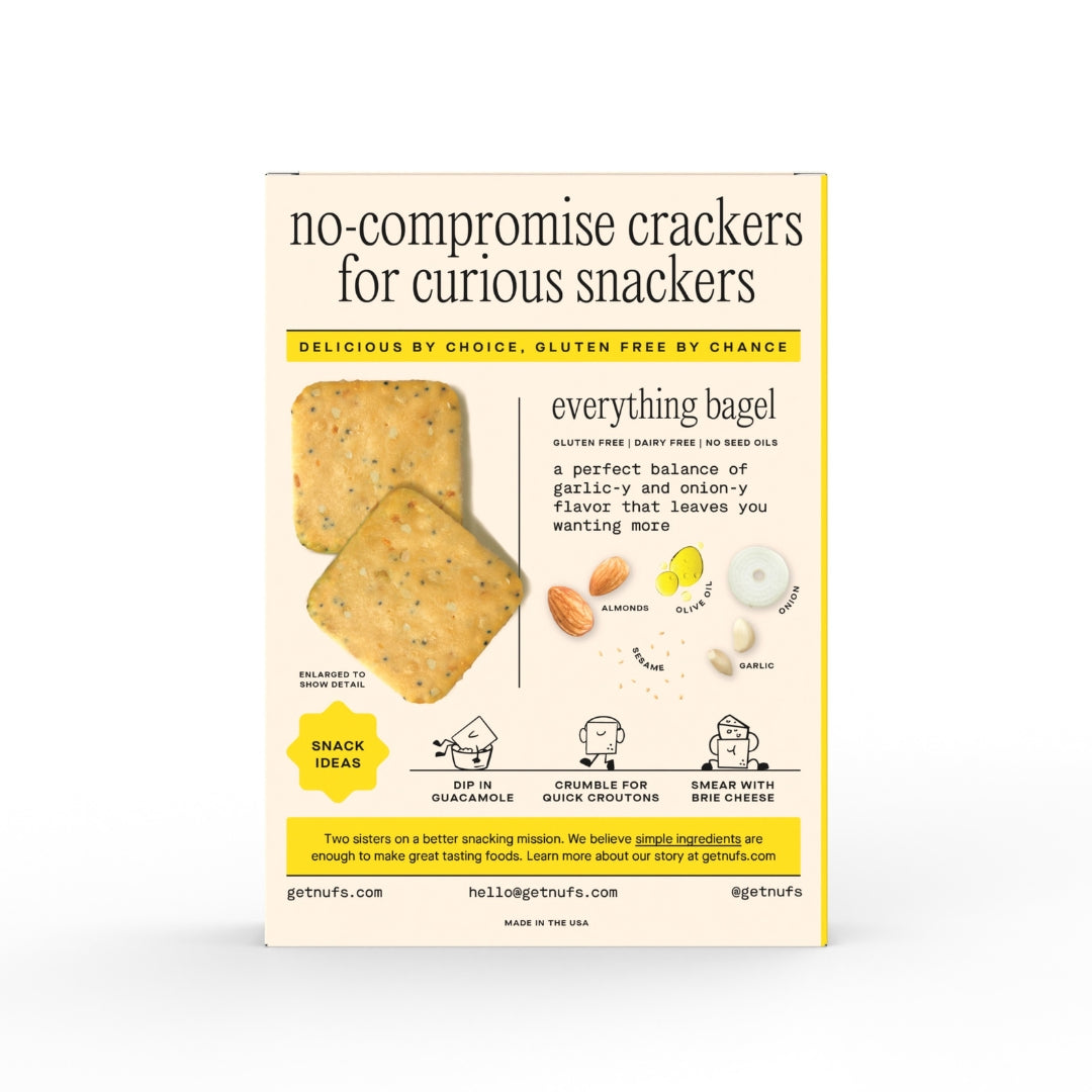 NUFS - Everything Bagel Crackers