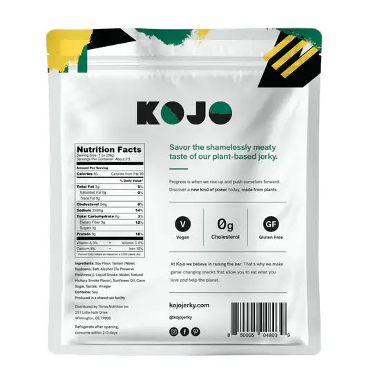 Kojo - Vegan Jerky Cracked Pepper Plant-Based Jerky