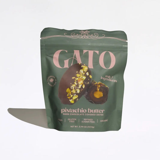 Gato - Pistachio Butter Dark Chocolate Dates
