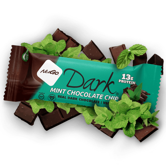 NuGo - Dark Chocolate Mint Chocolate Chip Protein Bar