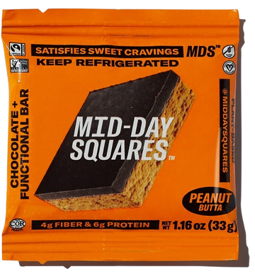 Mid-Day Squares - Peanut Butta Chocolate Functional Bar
