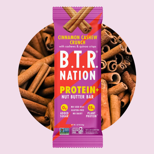 BTR Nation - Cinnamon Cashew Crunch Energy Bar
