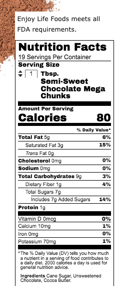 Enjoy Life - Semi Sweet Mega Chunks