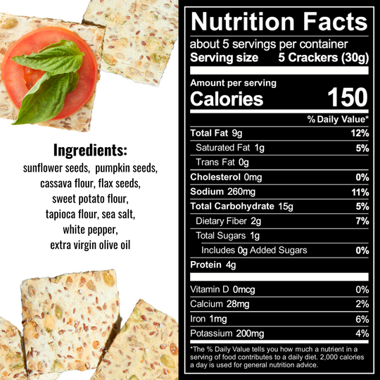 Every Body Eat - Sea Salt Crackers