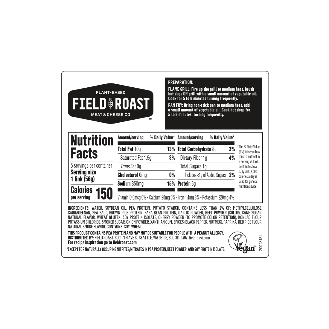 Field Roast - Signature Stadium Dog