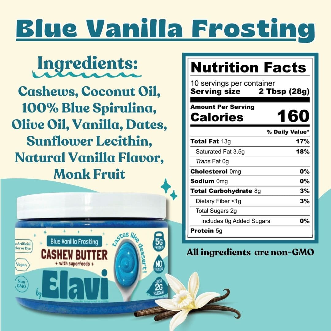 Elavi - Blue Vanilla Frosting Cashew Butter