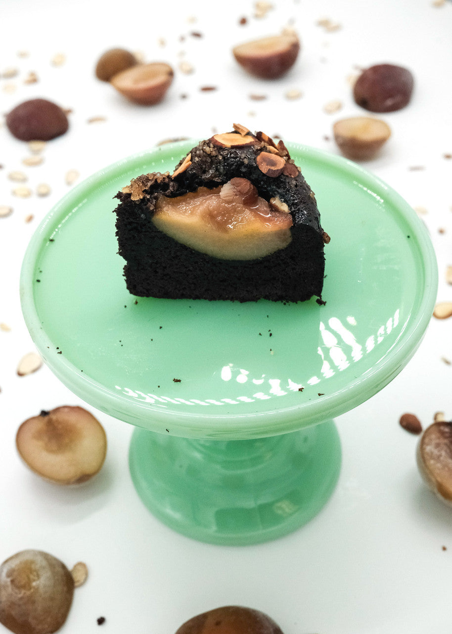 Gluten-Free Spiced Chocolate Pear Almond Cake by Sweet Maresa's