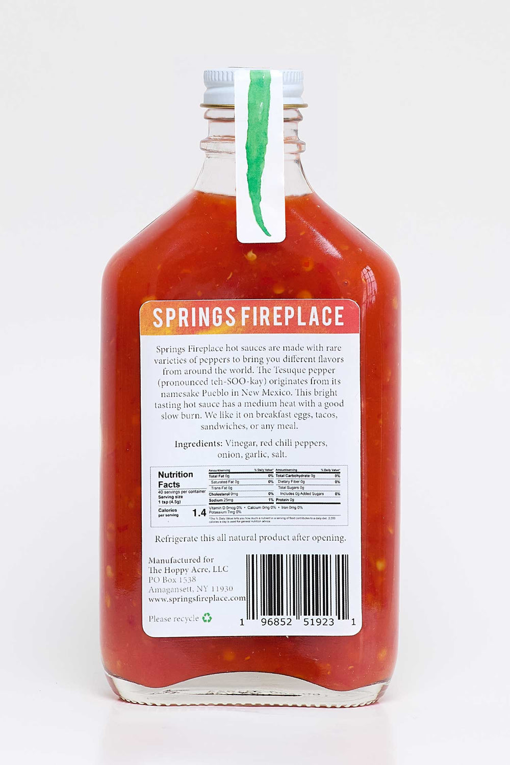Springs Fireplace - Tesuque Hot Sauce