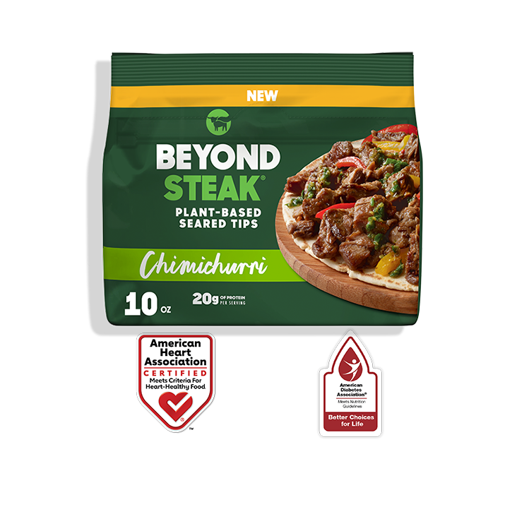 Beyond Steak - Plant-Based Seared Tips, Chimichurri