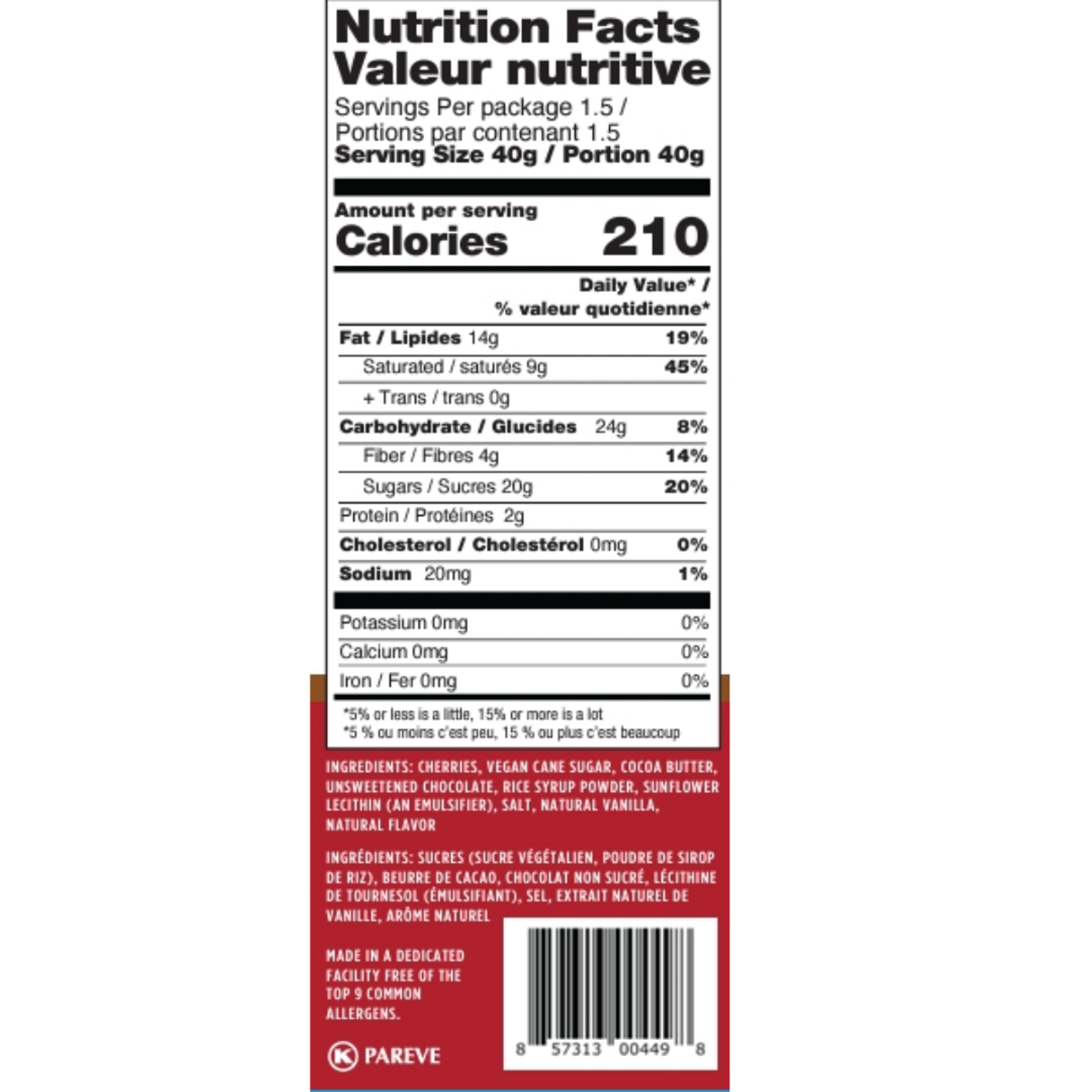 No Whey - Dark Chocolate Cherries