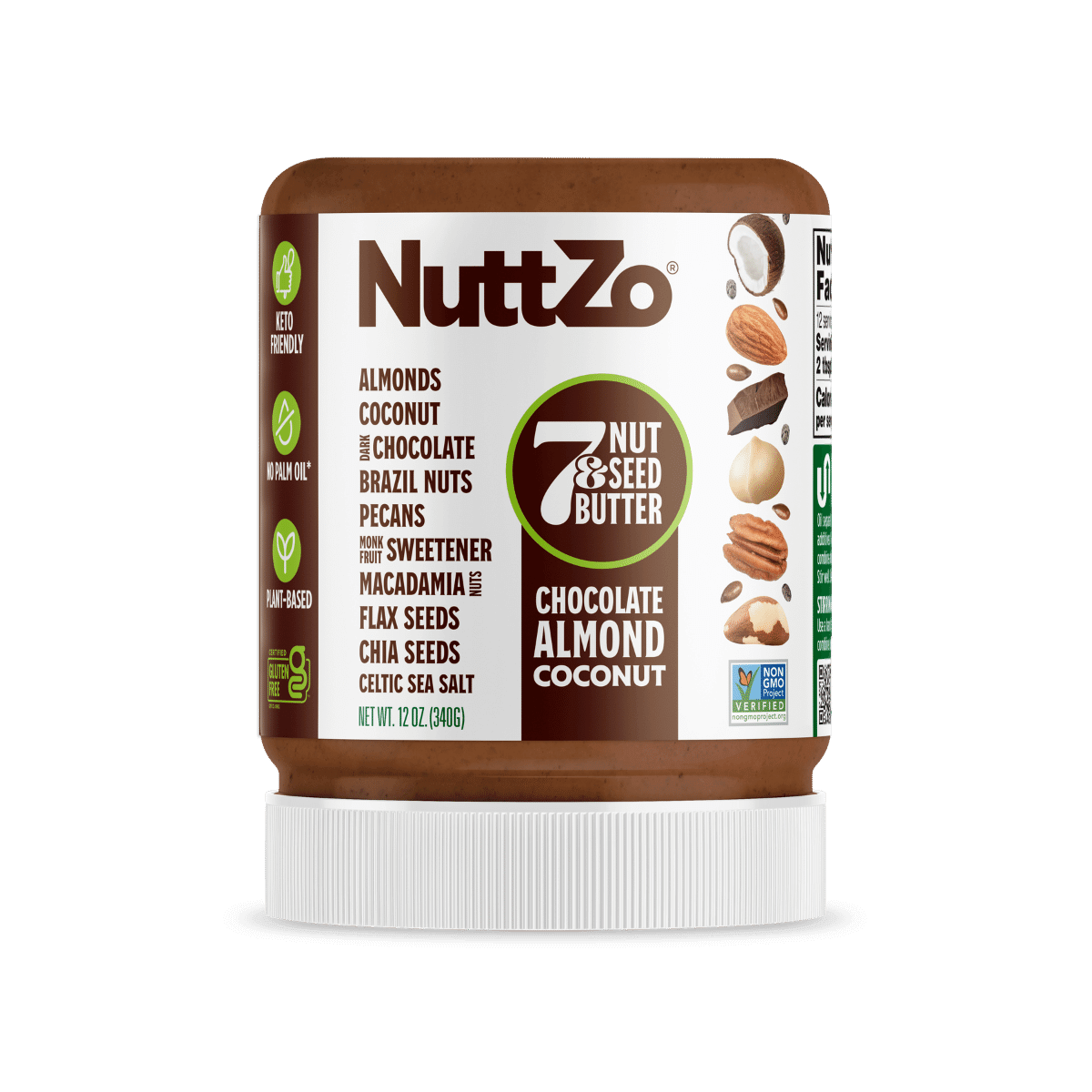 NuttZo - Chocolate, Almond & Coconut Butter