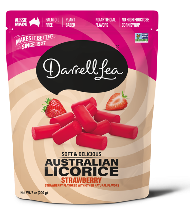 Darrell Lea - Soft Australian Strawberry Licorice