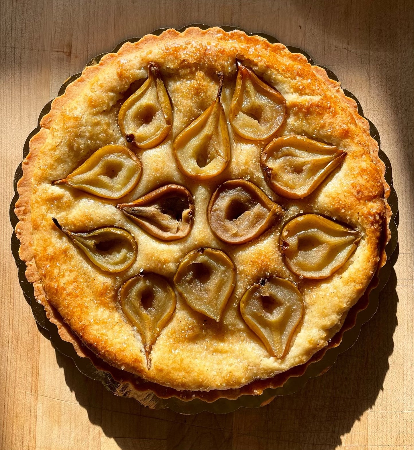 Pear Frangipane Tart by Sweet Maresa's