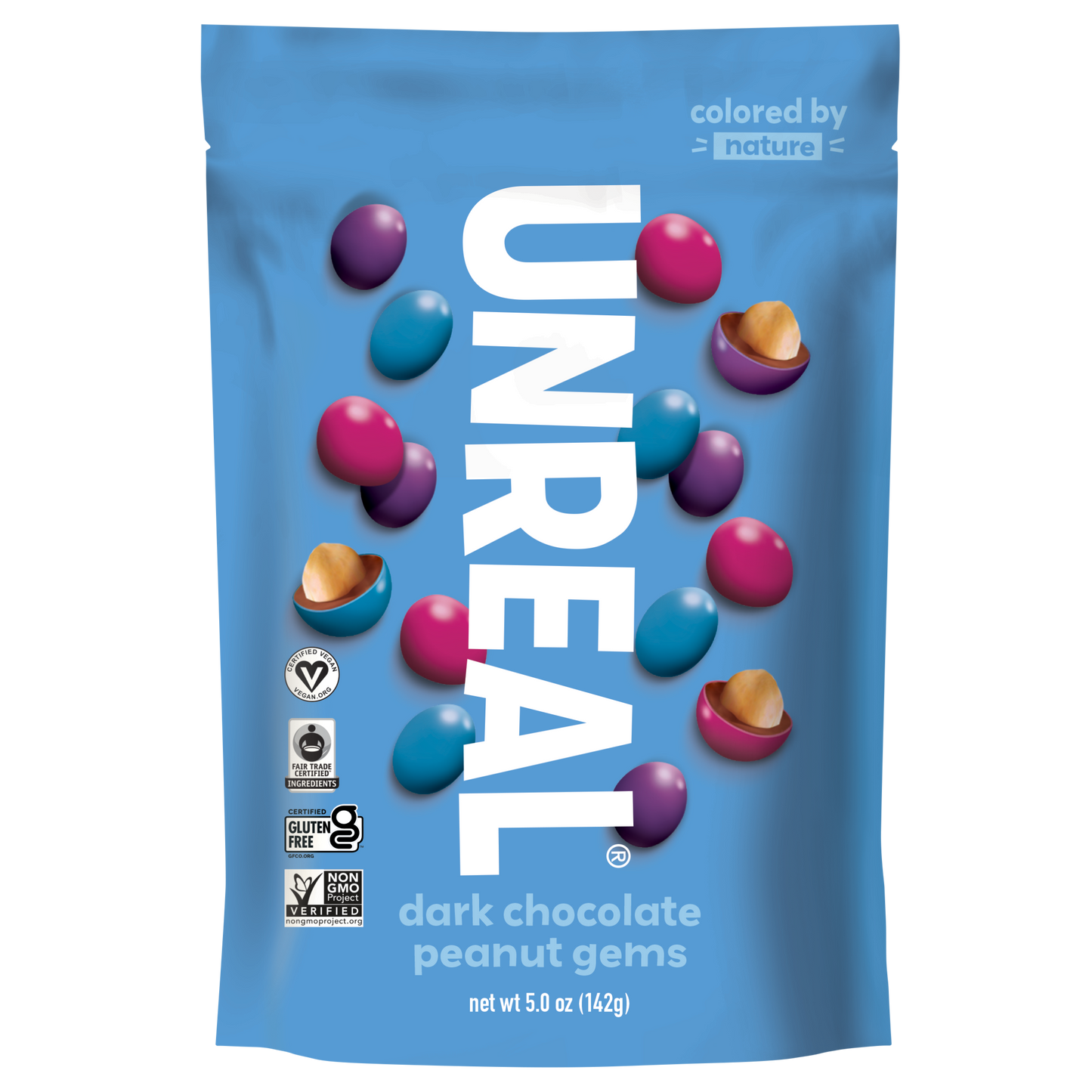 Unreal - Dark Chocolate Peanut Gems