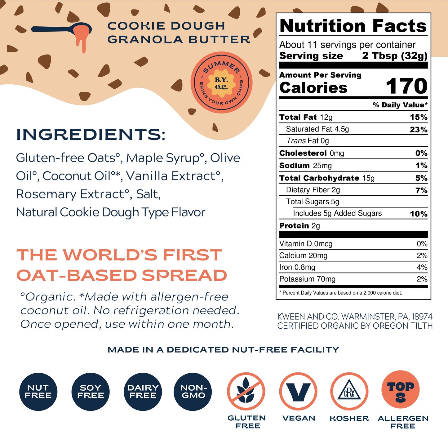 Oat Haus - Cookie Dough Granola Butter