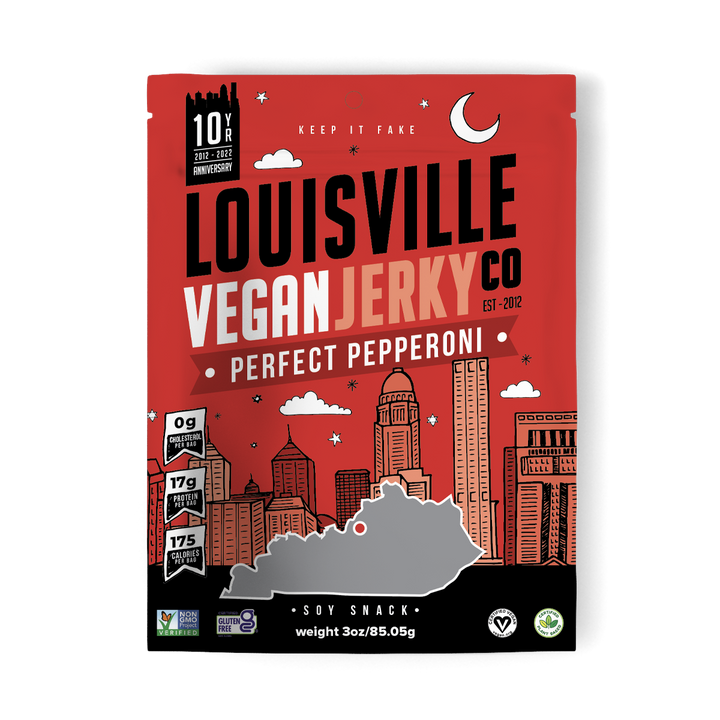 Louisville Vegan Jerky - Pepperoni Pizza