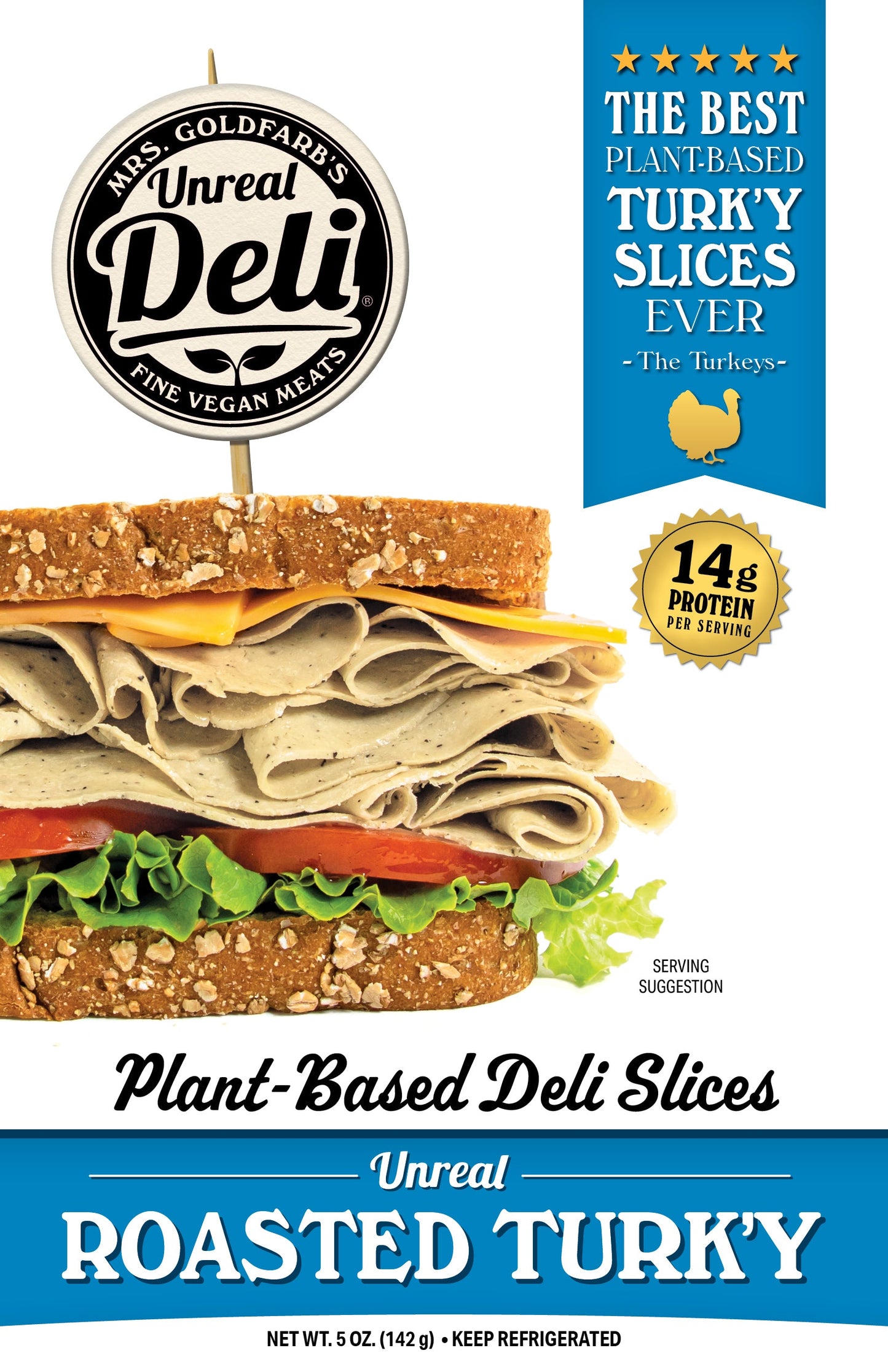 Mrs. Goldfarb's - Unreal Roasted Turk'y Deli Slices