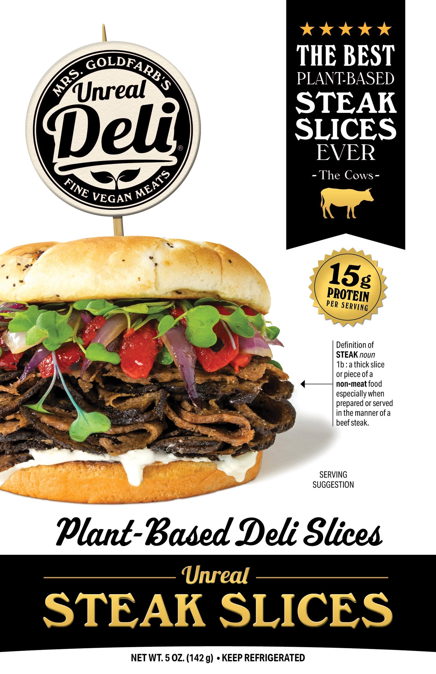 Mrs. Goldfarb's - Unreal Steak Slices