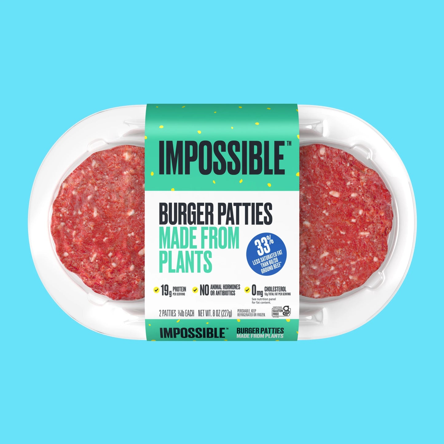 Impossible - 2 Pack Burger Patties