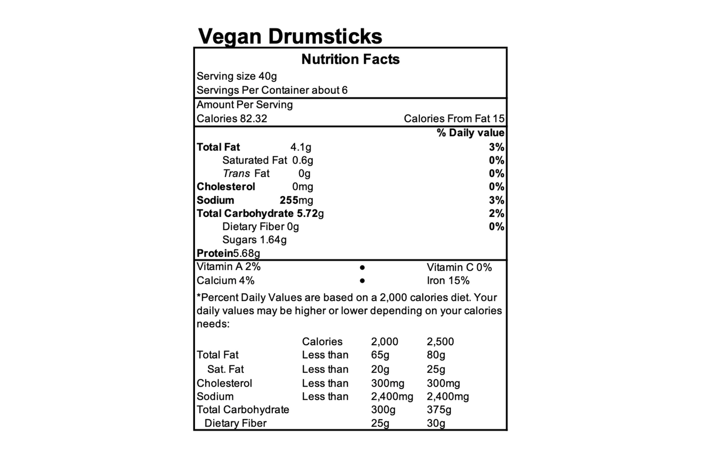 All Vegetarian, Inc. - Vegan Smoked Drumsticks