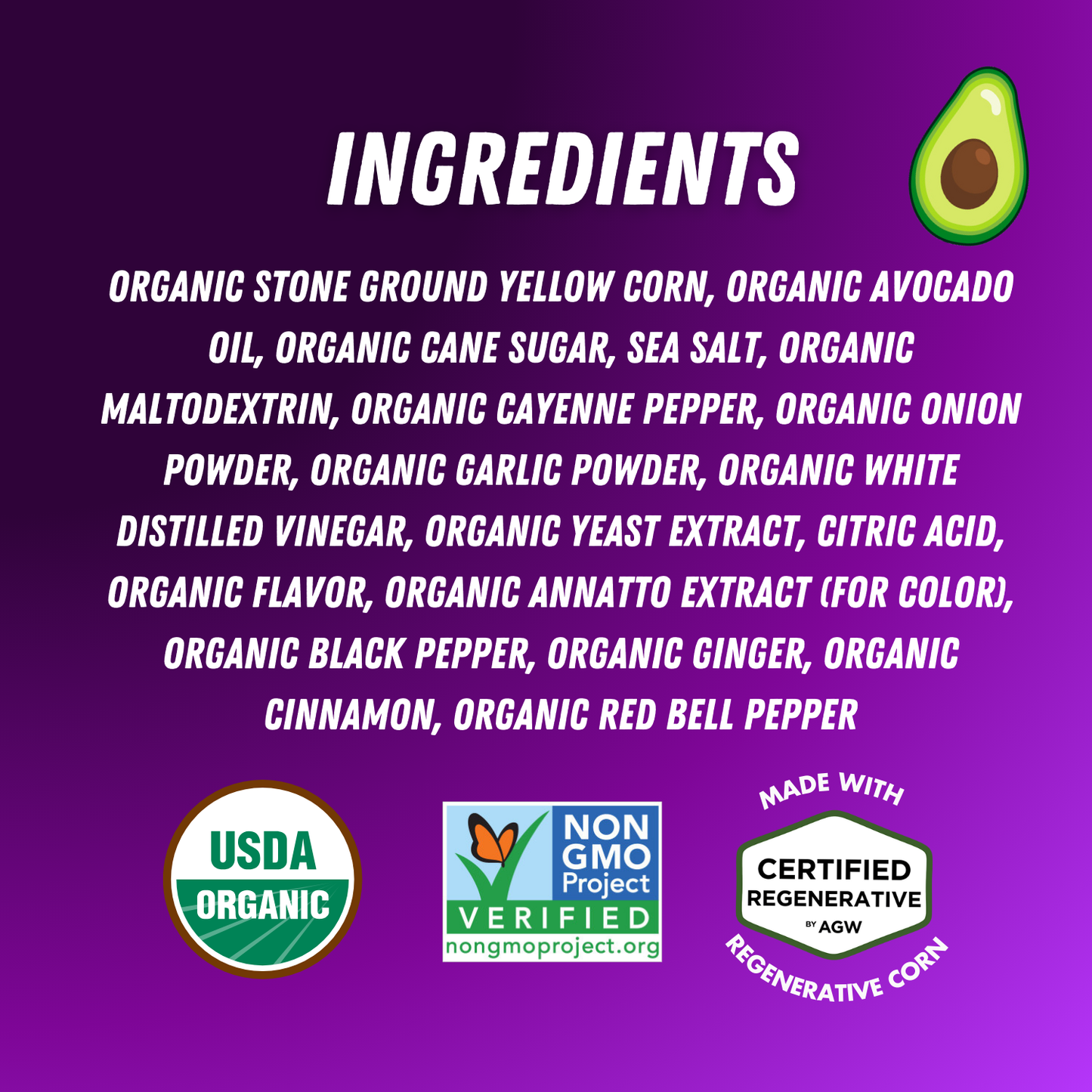 Zack's Mighty - Sweet And Spicy Avocado Oil Tortilla Chips