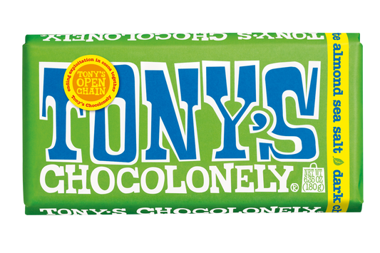 Tony's Chocolonely - Dark Chocolate Almond Sea Salt