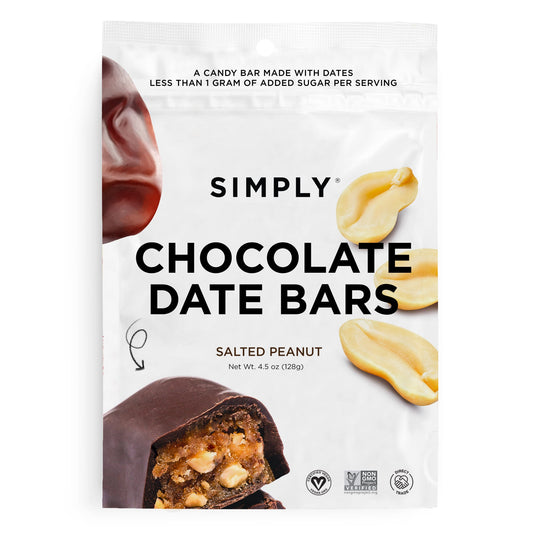 Simply - Salted Peanut Chocolate Date Bars