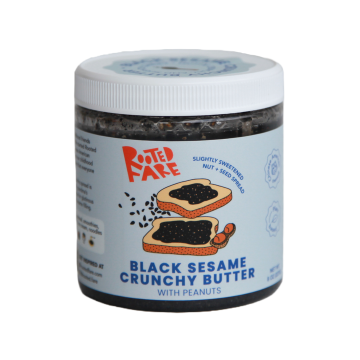 Rooted Fare - Black Sesame Crunchy Butter