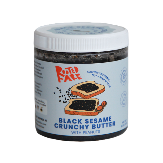 Rooted Fare - Black Sesame Crunchy Butter