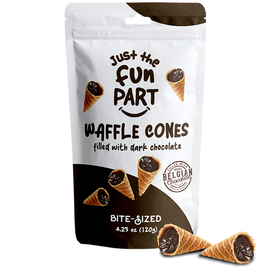 Just The Fun Part - Dark Chocolate Waffle Cones