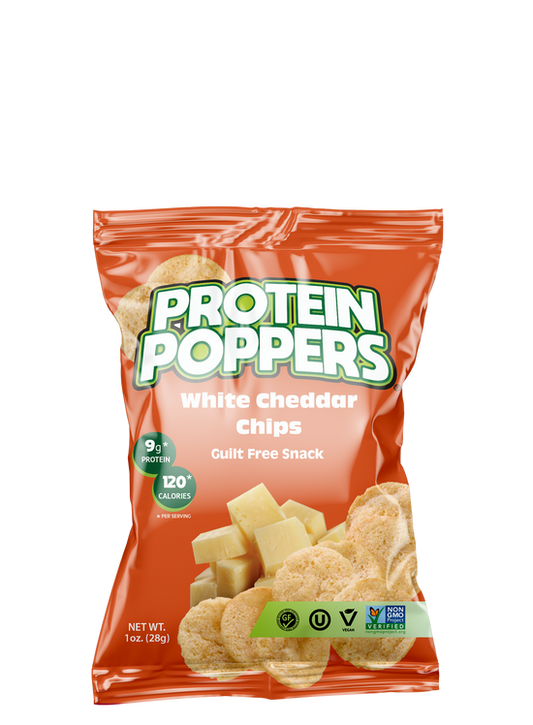 Protein Poppers - White Cheddar Chips