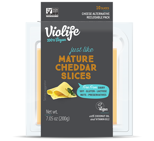 Violife - Mature Cheddar Slices