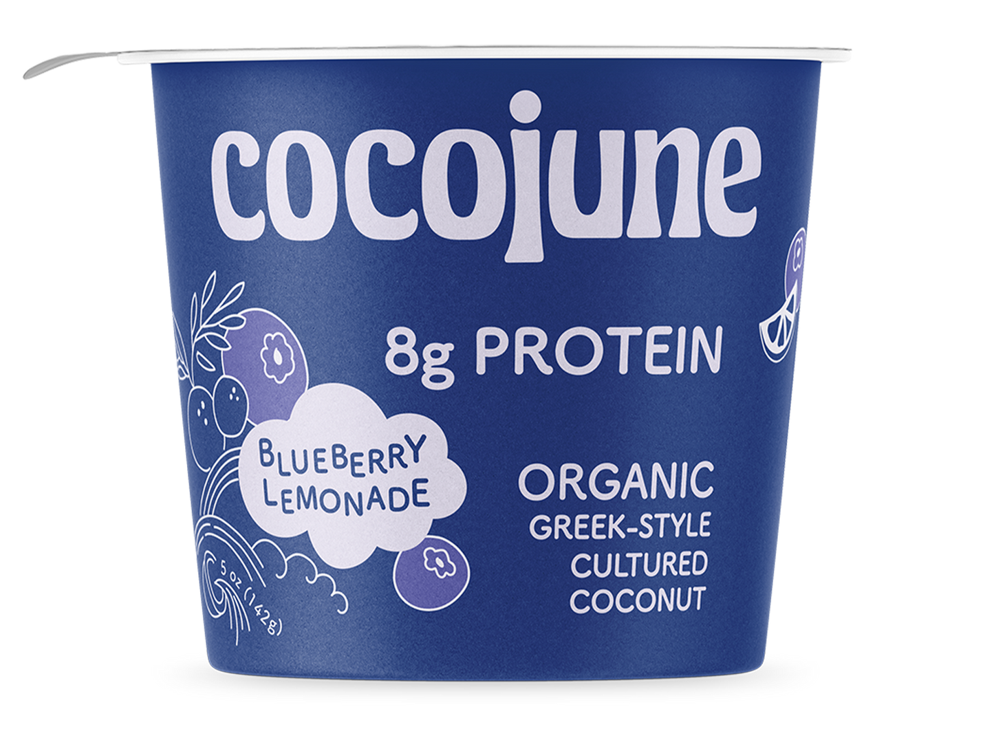 Cocojune - Organic Blueberry Lemonade Coconut Protein Yogurt