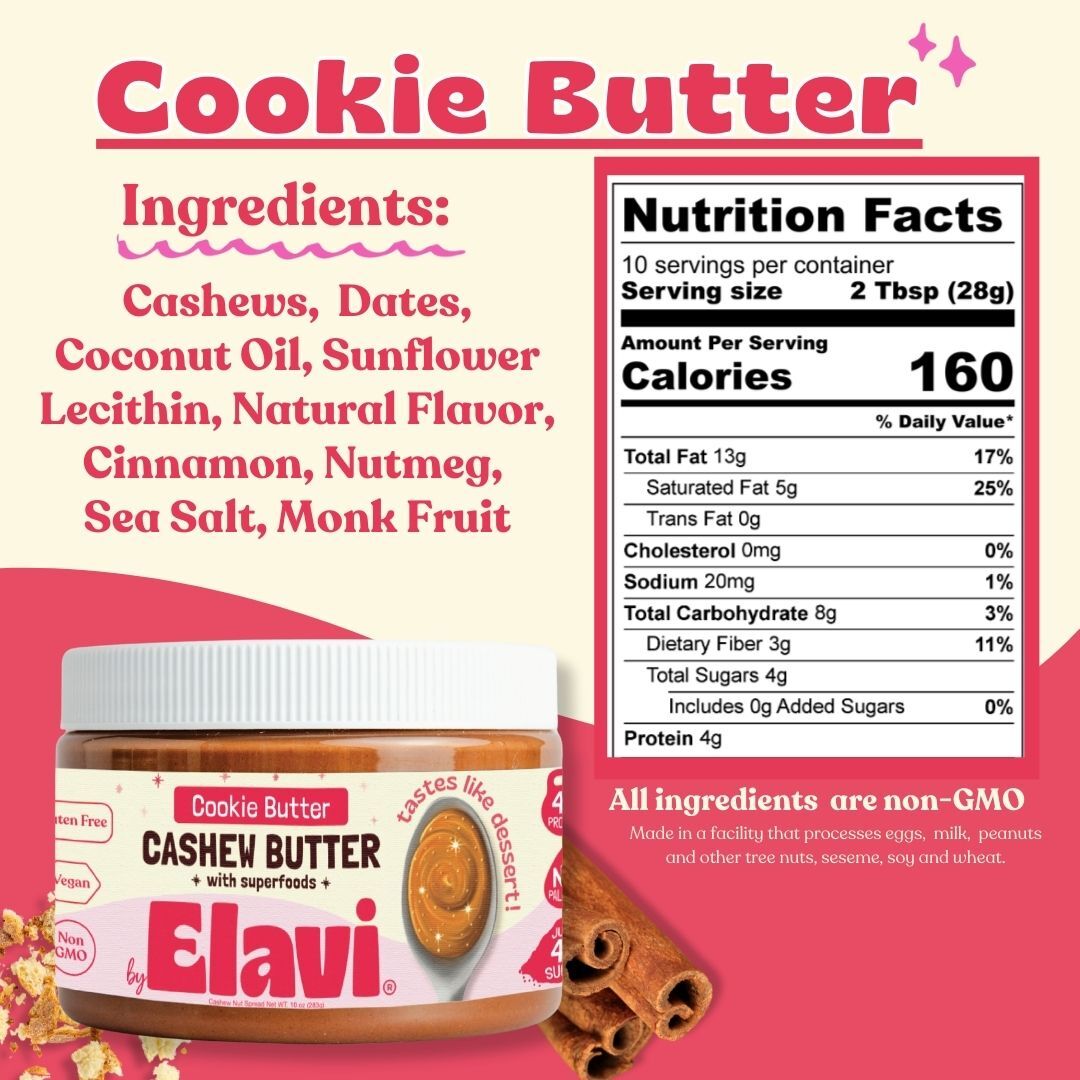 Elavi - Cookie Butter Cashew Butter