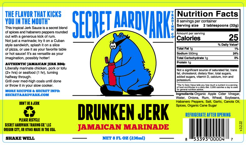 Secret Aardvark - Drunken Jerk Marinade