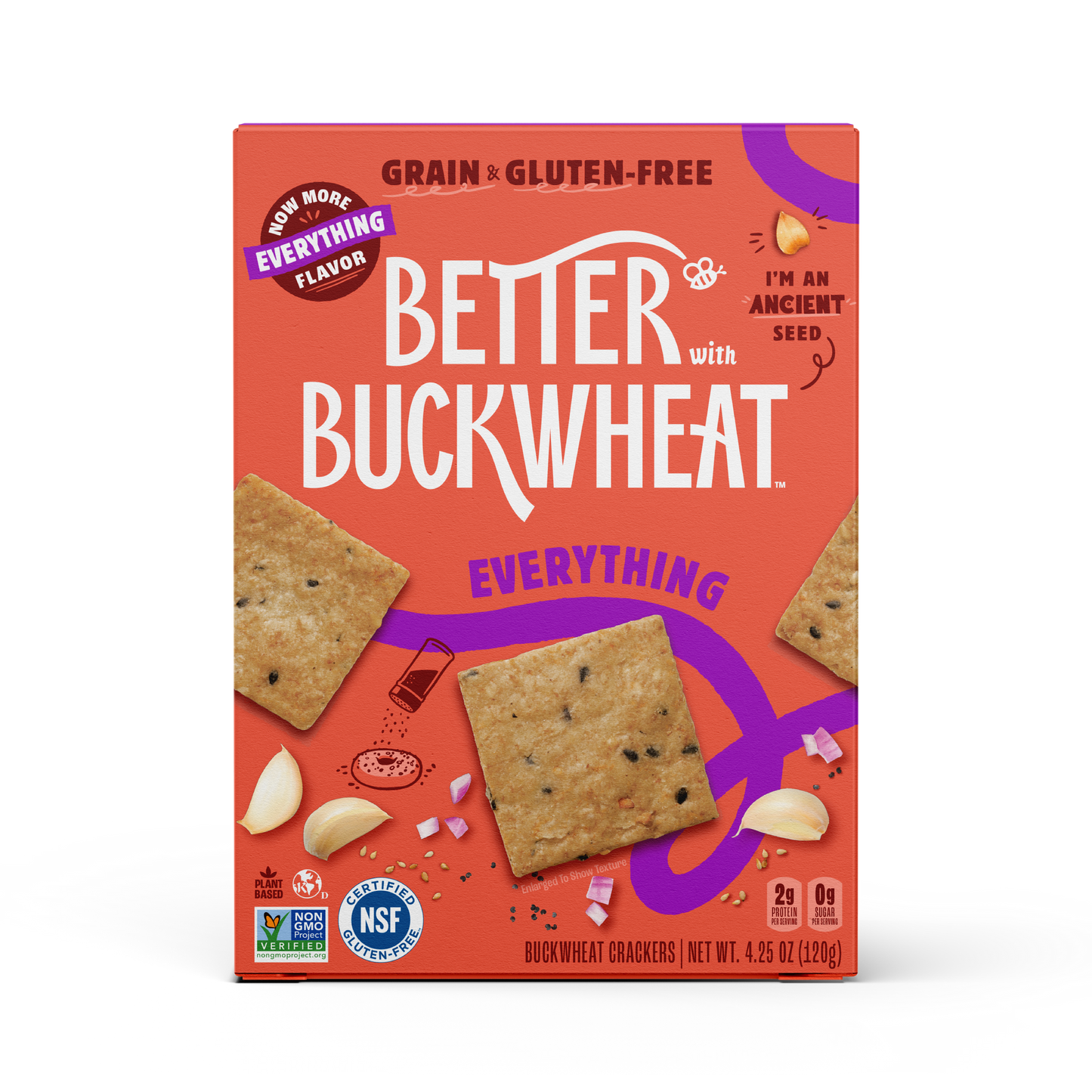 Better With Buckwheat - Everything Cracker