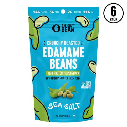 The Only Bean - Crunchy Roasted Edamame Beans Sea Salt