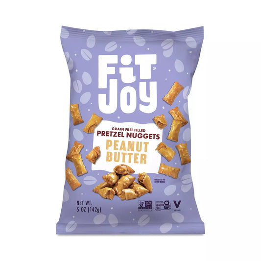 Fit Joy - Grain Free Pretzel Nuggets, Peanut Butter