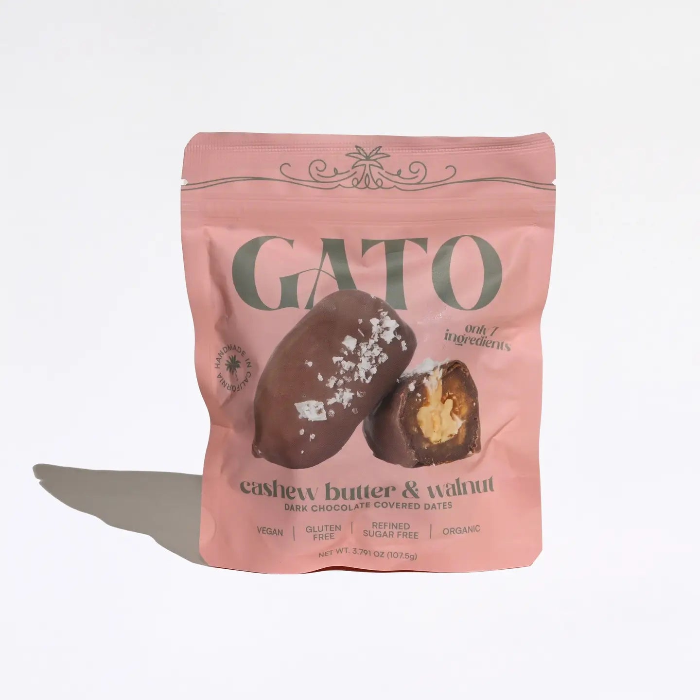 Gato - Cashew Butter And Walnut Dark Chocolate Dates