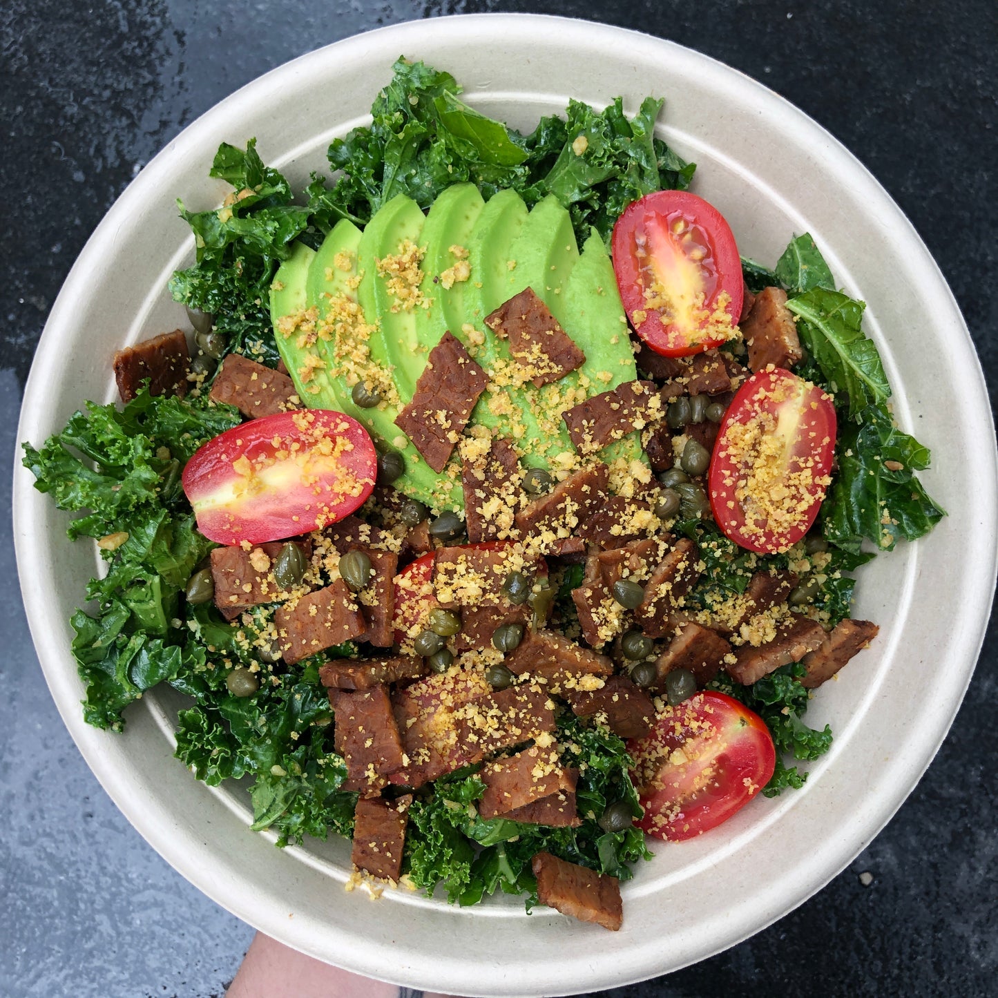 Catering - Kale Caesar Salad